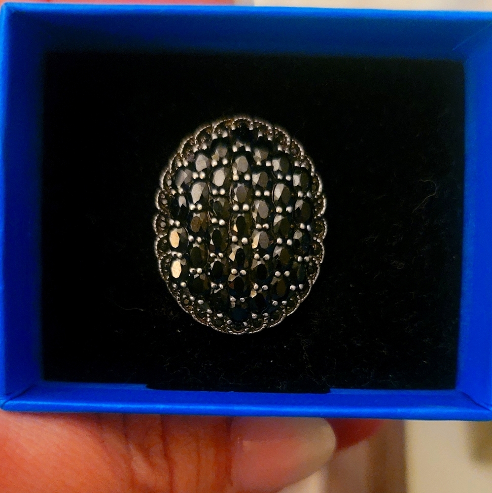 Black Spinel Ring